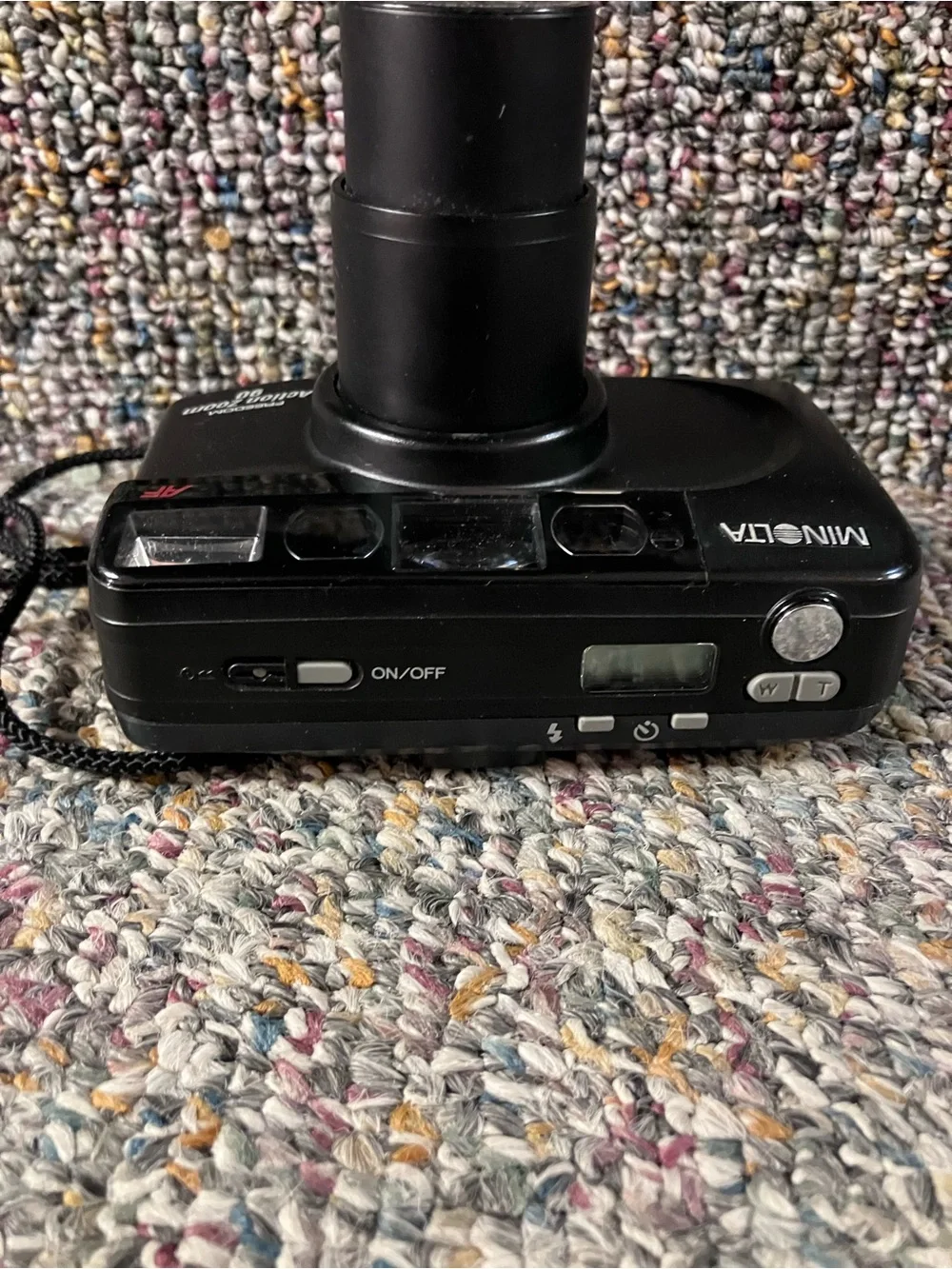 Freedom Action Zoom 90 Compact Film Camera - Black AS IS UNTESTED POWERS ON